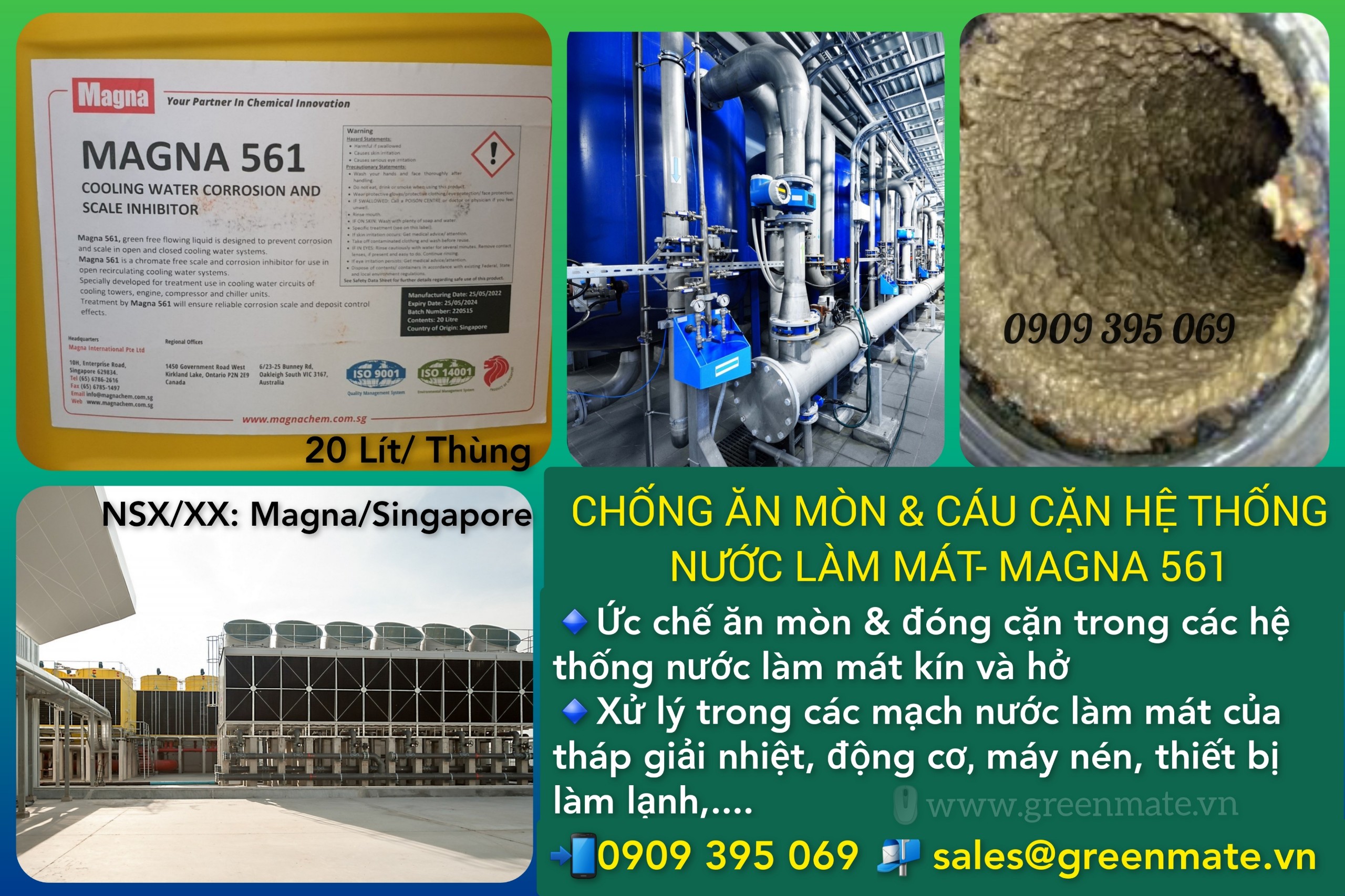 Chống ăn mòn và cáu cặn hệ thống nước làm mát MAGNA 561